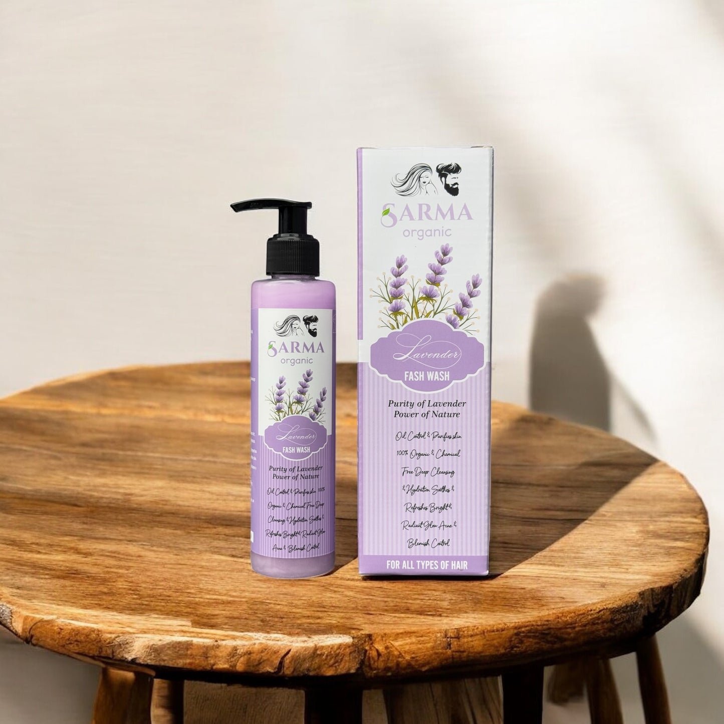 Lavender Face Wash – Sarma Organic