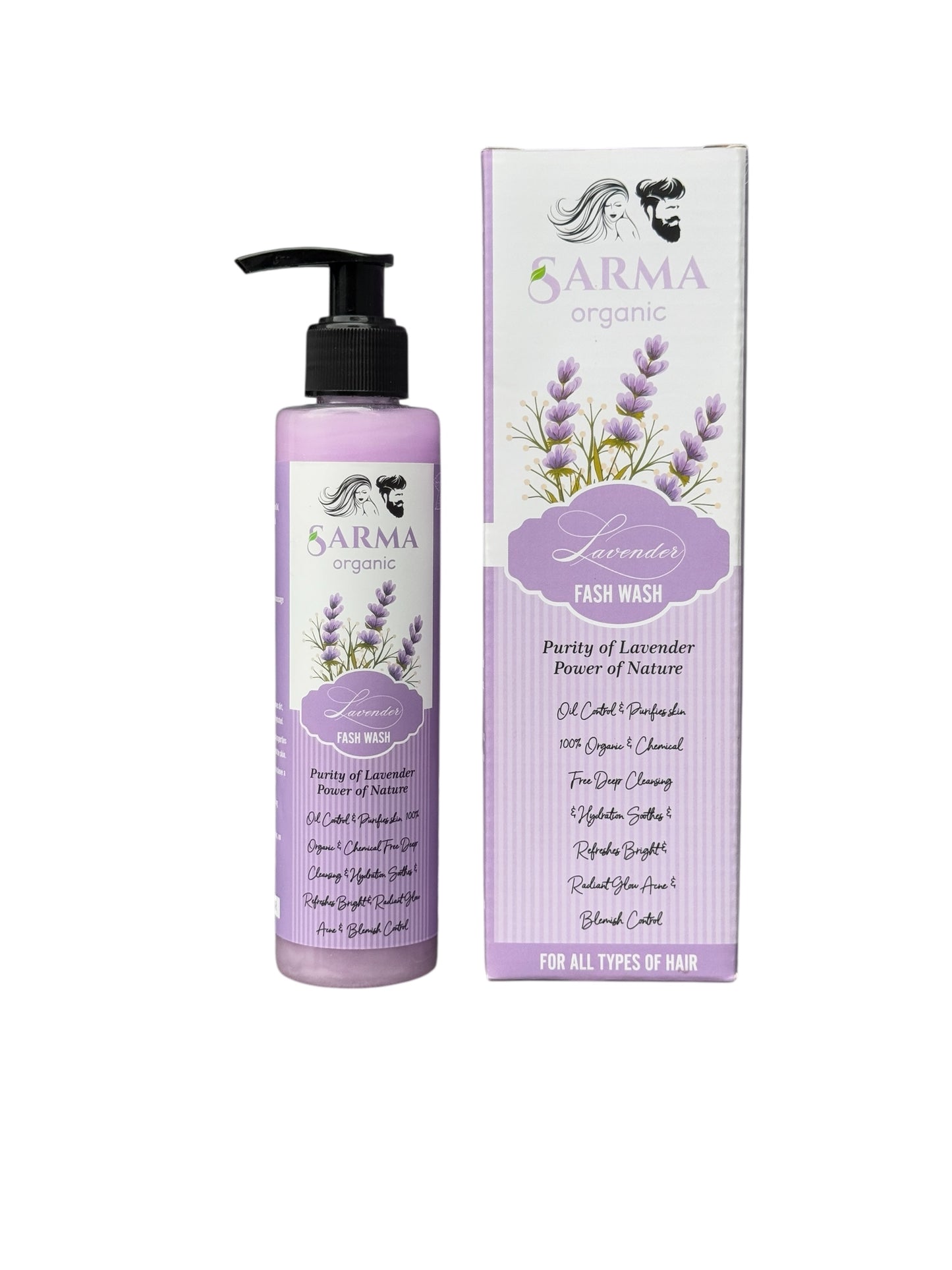 Lavender Face Wash – Sarma Organic