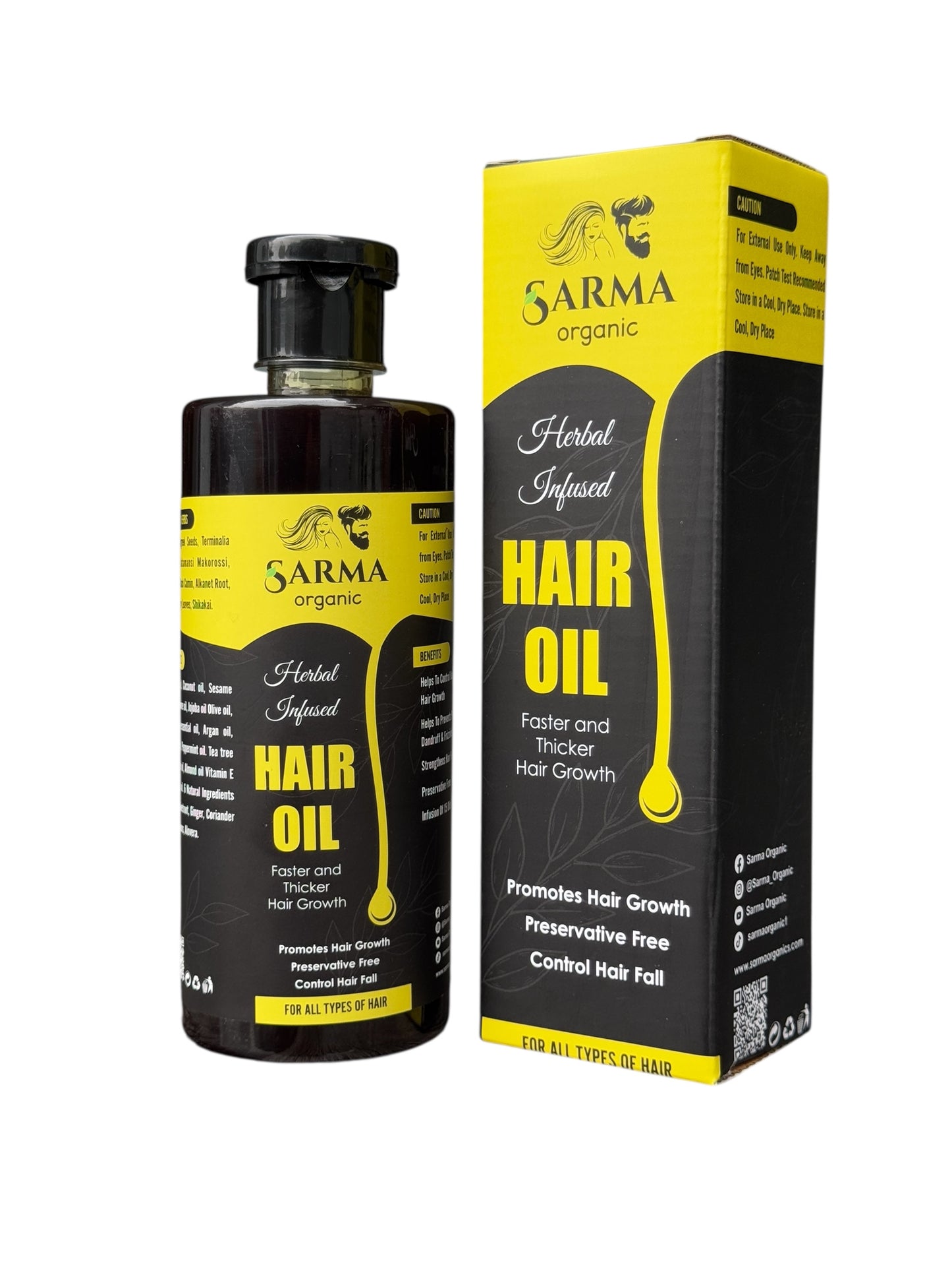 Herbal infused Hair Oil