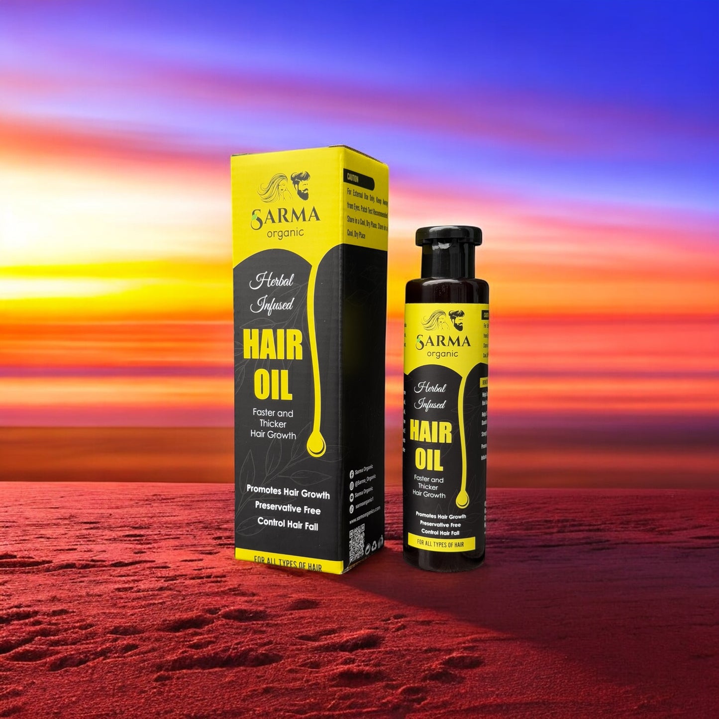 Herbal infused Hair Oil