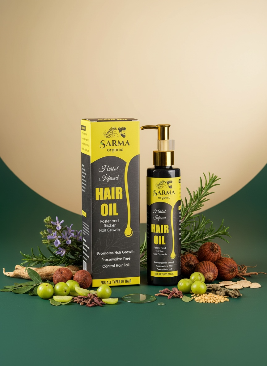 Herbal infused Hair Oil