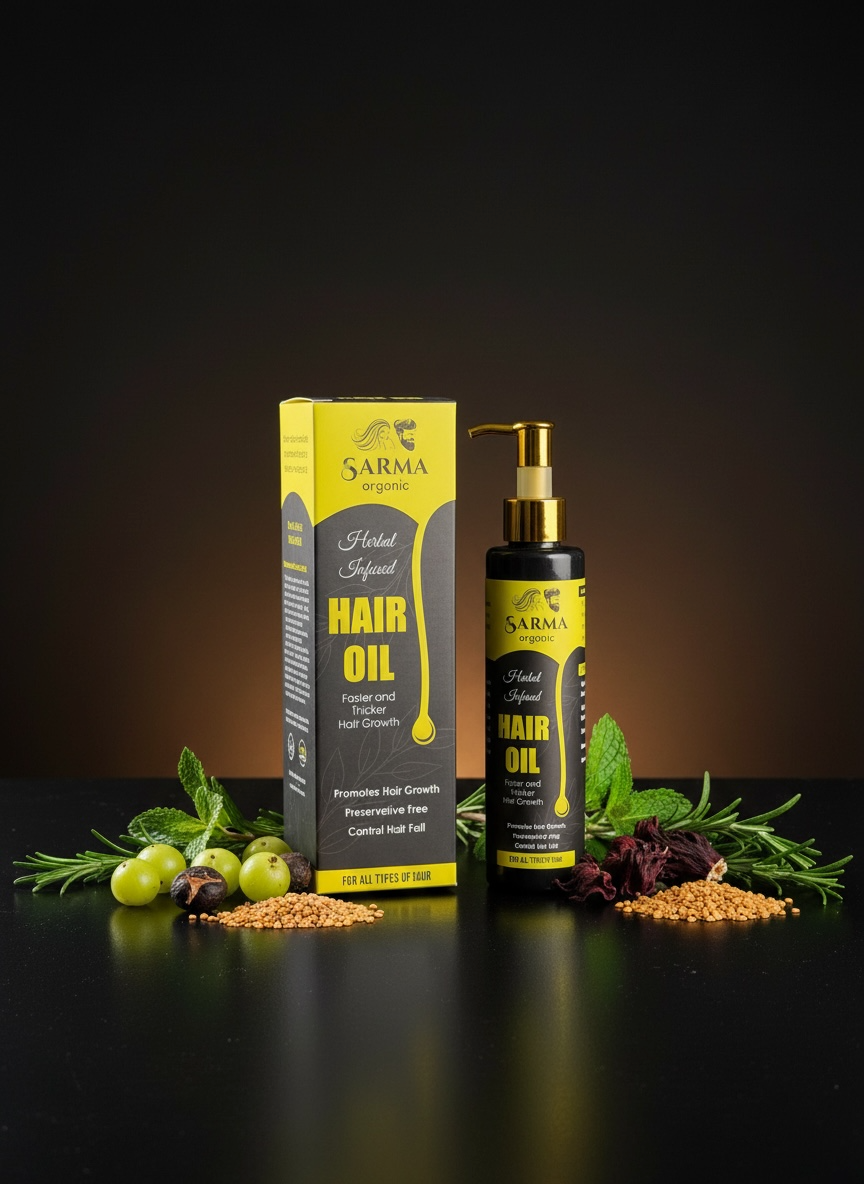 Herbal infused Hair Oil