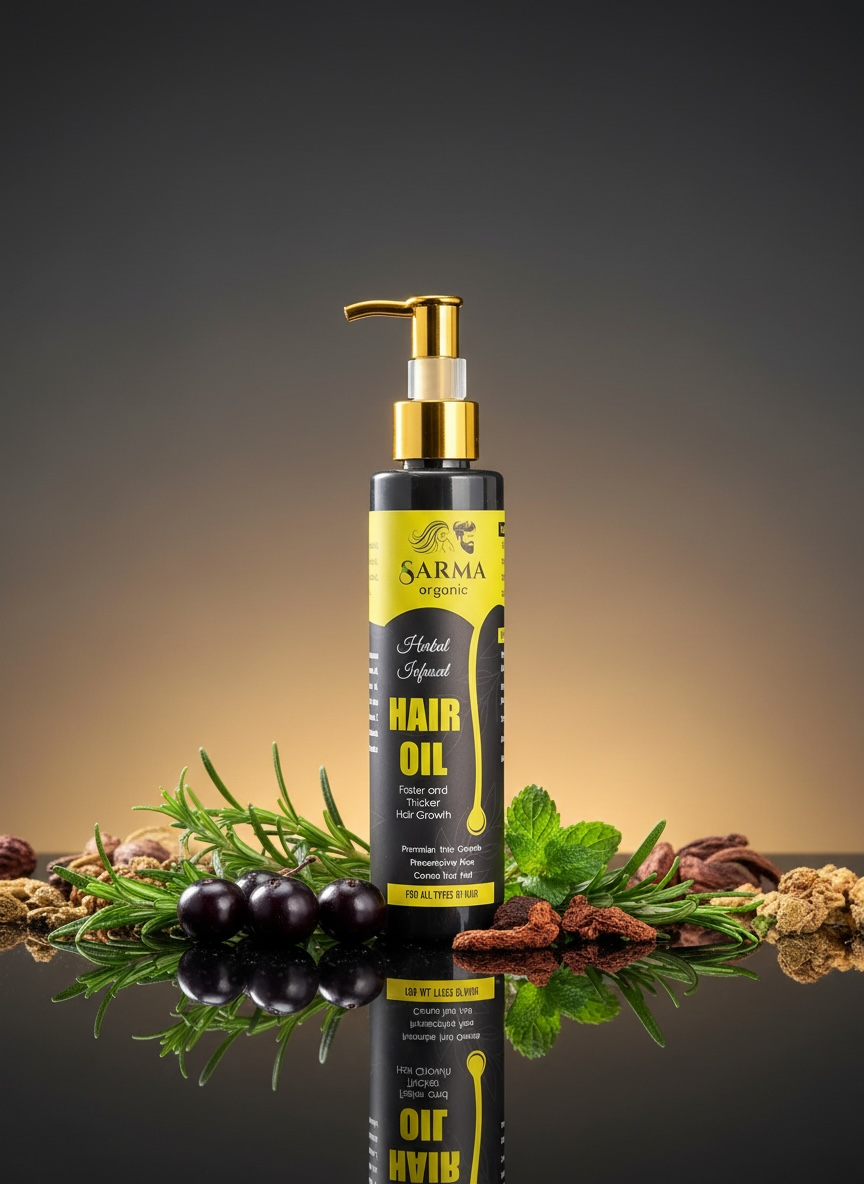 Herbal infused Hair Oil