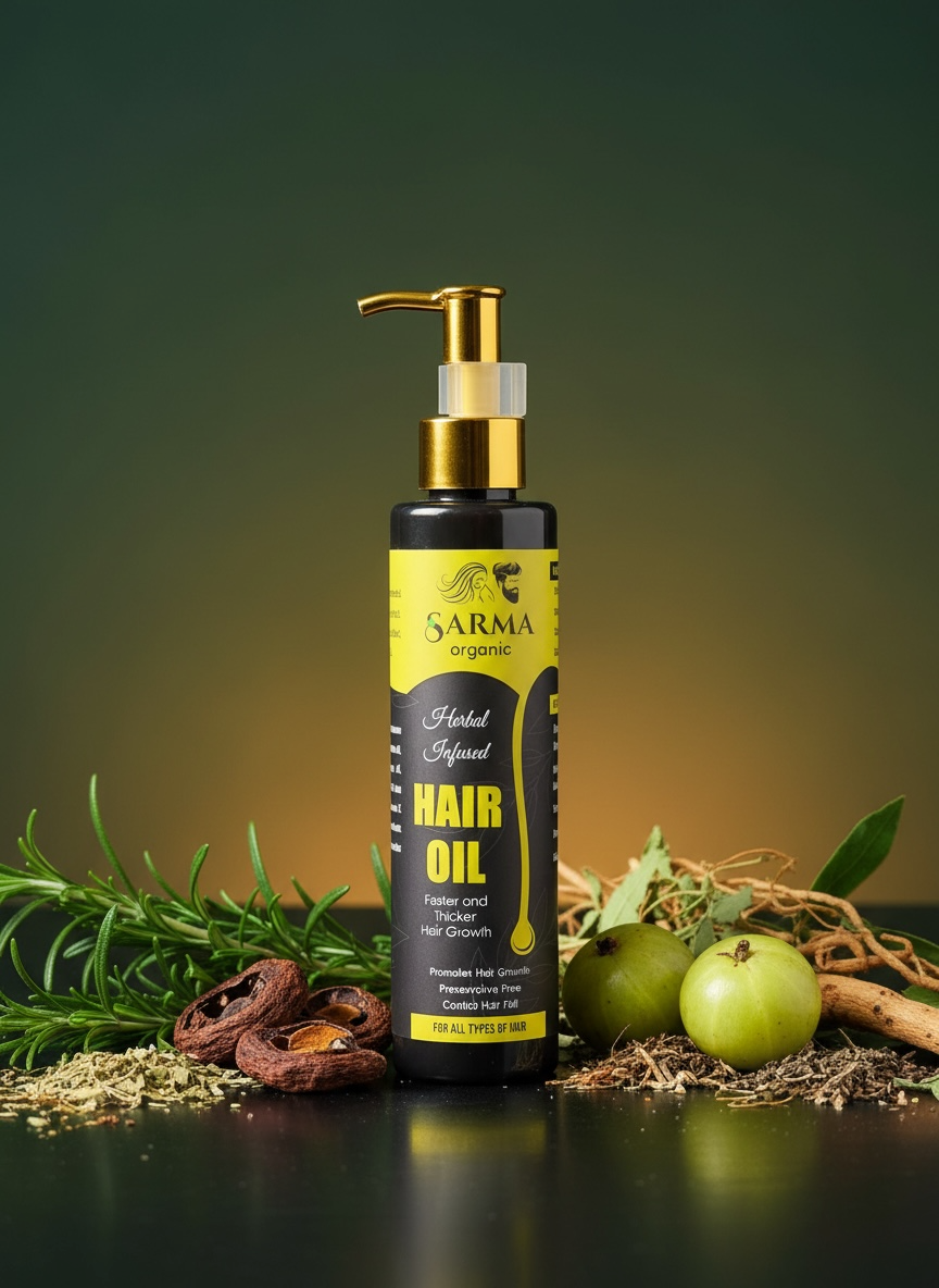 Herbal infused Hair Oil