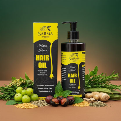 Herbal infused Hair Oil