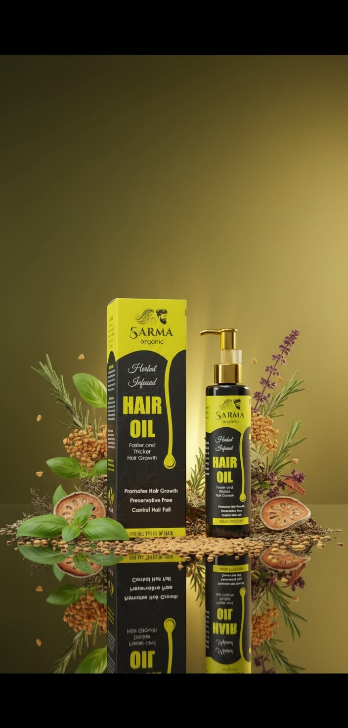 Herbal infused Hair Oil