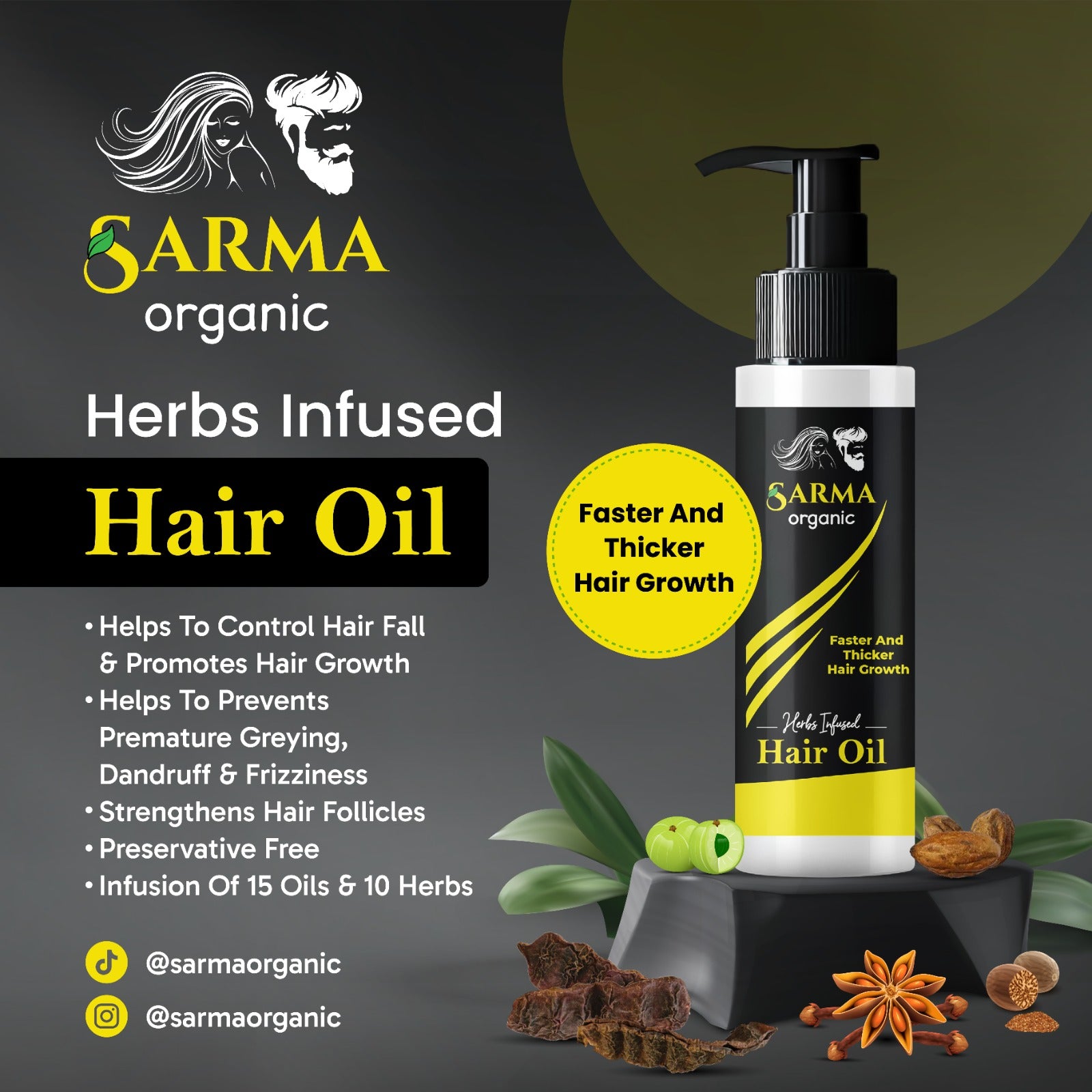 Herbs Infused Hair Oil