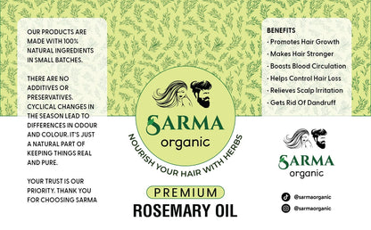 Sarma Organic Rosemary Oil