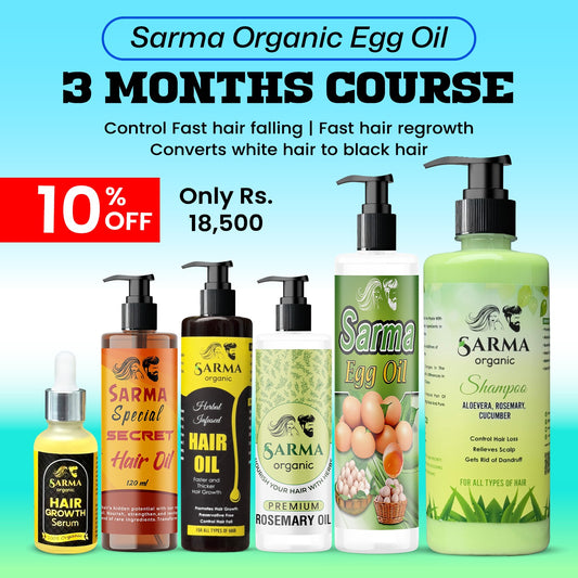 Sarma Organic Egg Oil 3 Month Course